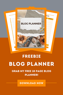 freebie blog planner